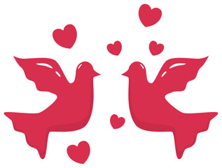 love sticker vector illustration