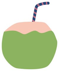 coconut vector illustration