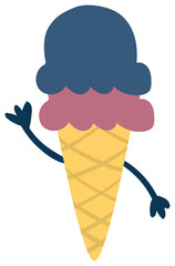 ice cream vector illustration