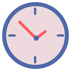 wall clock vector illustration