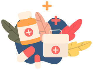 drug vector illustration