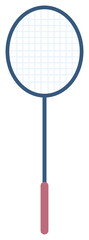 badminton racket vector illustration