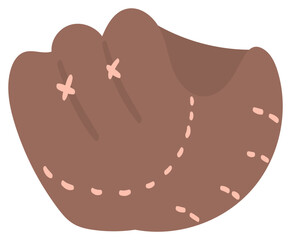 baseball gloves vector illustration