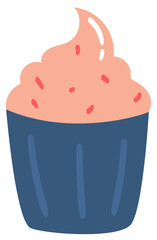 cupcake vector illustration