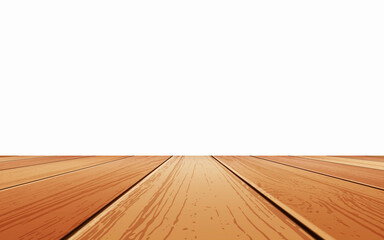 Wood background realistic vector illustration