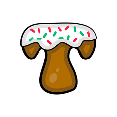 illustration of a mushroom