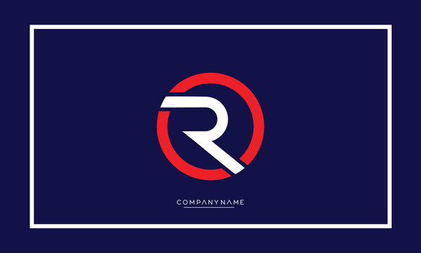 RO or OR Alphabet letters logo monogram
