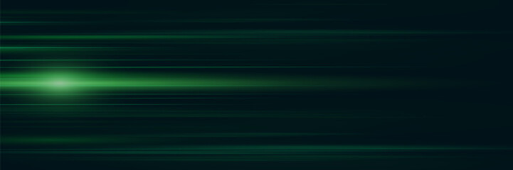 Vector special effect. Glowing stripes on a black background. Beautiful glow of glow and sparkle. Vector background.