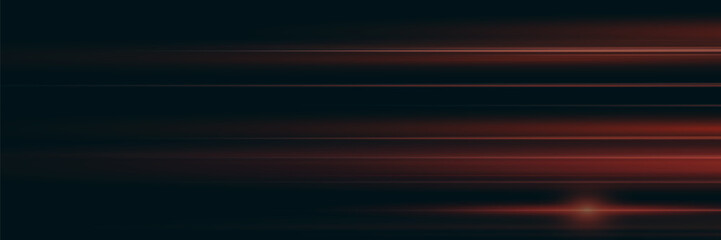 Vector special effect. Glowing stripes on a black background. Beautiful glow of glow and sparkle. Vector background.