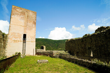 Burgos, borgo medievale con castello , Provincia di Sassari, Sardegna, Italy