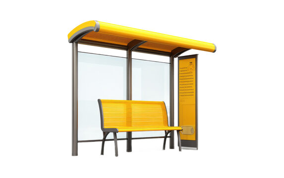 Bus Stop On Transparent Background