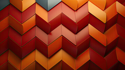 abstract background with triangles, abstract geometric pattern. Abstract geometric background with red and yellow colors suitable for modern art posters, website banners, and social media ads. Eye-cat