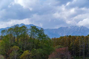鹿島槍ヶ岳と中山高原