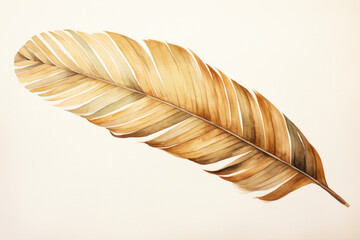 close up of dry yellow palm leaf 