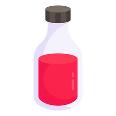 Perfect design icon of syrup bottle

