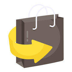Parcel Return vector icons

