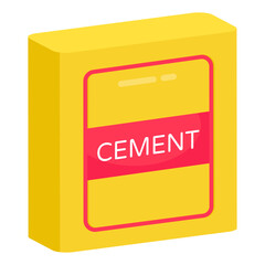 Perfect design icon of cement sack 

