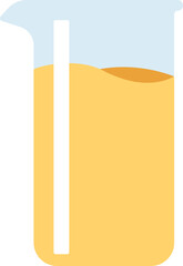 Chemical glassware for scientific research in medical laboratories, including beakers, flasks, and measuring glasses essential for biology and chemistry experiments