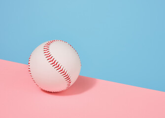 Baseball and active sport. Copy space for text.