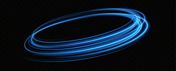 
Blue neon ring. Glowing circle. Glow effect. Round light frame. abstract light lines of movement and speedAbstract light lines of movement and speed. light blue ellipse.