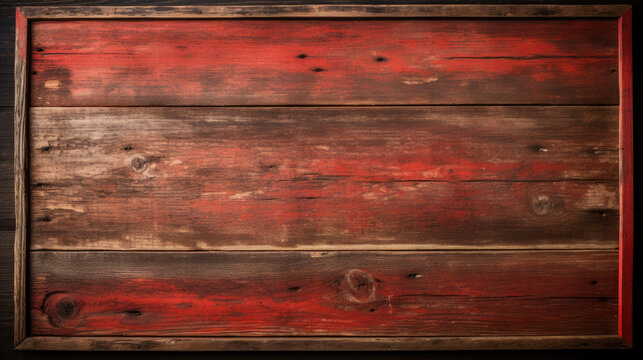 old wooden frame  background, old wood background, The red wood texture with natural patterns