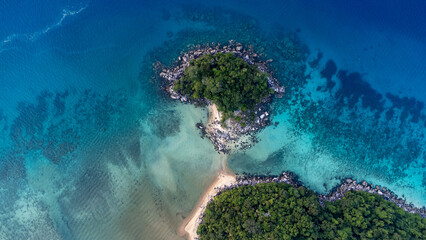 Aerial view of Island Near Tioman Island in Malaysia - 699020679