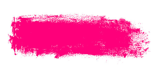 Hand drawn pink color ink paint brush strokes isolated text design quote or text information. Graphic elements painted for text information, ads, offer, big, splatter stains, paintbrush, overlay.