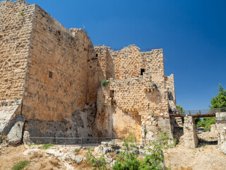 Fototapeta na wymiar Ajlun city and castle, north of Amman, Jordan, Middle East