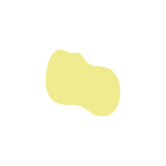 Yellow fluid shapes 