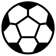A game soccer ball vektor icon illustation