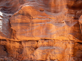 Wadi Rum desert petroglyphs, aka Valley of the Moon, Jordan, Middle East