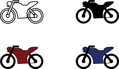 set of bicycles