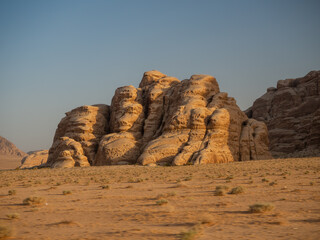 Wadi Rum desert, aka Valley of the Moon, Jordan, Middle East