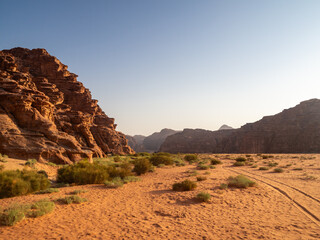 Wadi Rum desert, aka Valley of the Moon, Jordan, Middle East