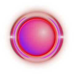 Obraz premium Futuristic Neon Circle