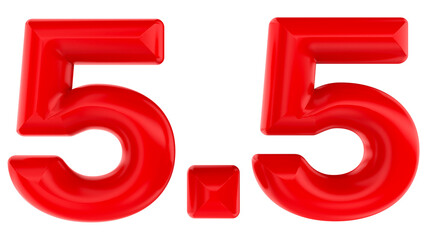 3d rendering of singles day 5.5 sales