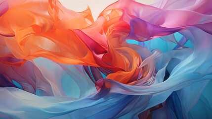 Obraz premium multi-colored abstraction on a white background