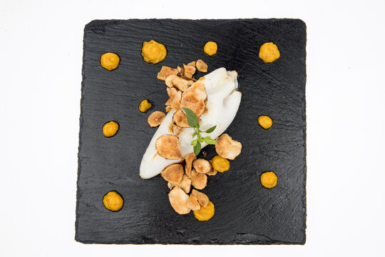 Piatto gourmet seppia ripiena