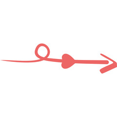 Valentine's Day Doodle Arrow 
