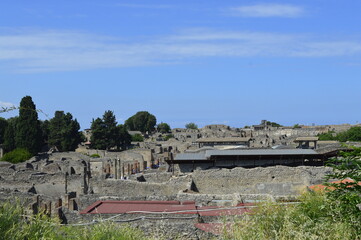 Fototapeta na wymiar Ruínas de Pompeia