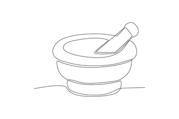 Single continuous line drawing of Medicine place. Equipment for doctor examining patient heart beat condition. Medical health care service excellence concept. Modern one line draw design vector graphi