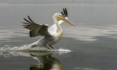 Dalmatian Pelican of Kerkini Lake