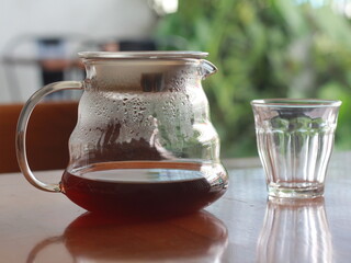 v60 robusta coffe, unique cup