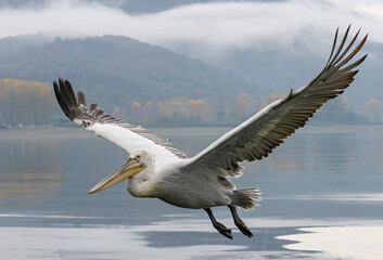 Dalmatian Pelican of Kerkini Lake