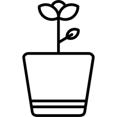 Flower Pot Icon