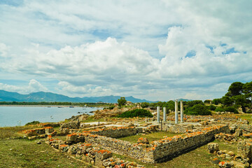 Area archeologica di Nora. Provincia di Cagliari,Sardegna, Italy