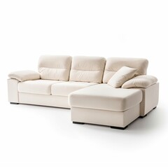 Sectional sofa ivory