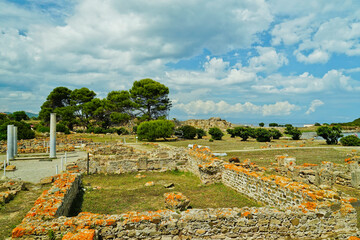 Area archeologica di Nora. Provincia di Cagliari,Sardegna, Italy