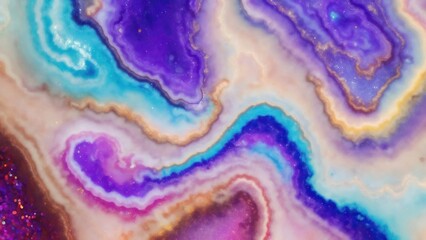 Rainbow Glitter Agate texture background