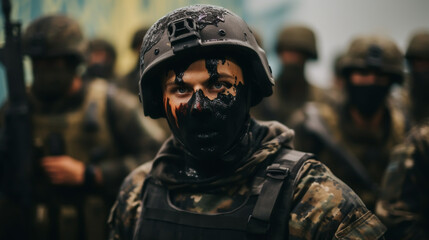 Fototapeta premium burning car, unrest, anti-government, crime